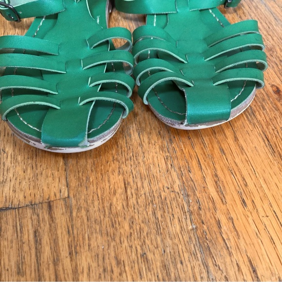 Zara Kids Green Strappy Sandals - Picture 2 of 6
